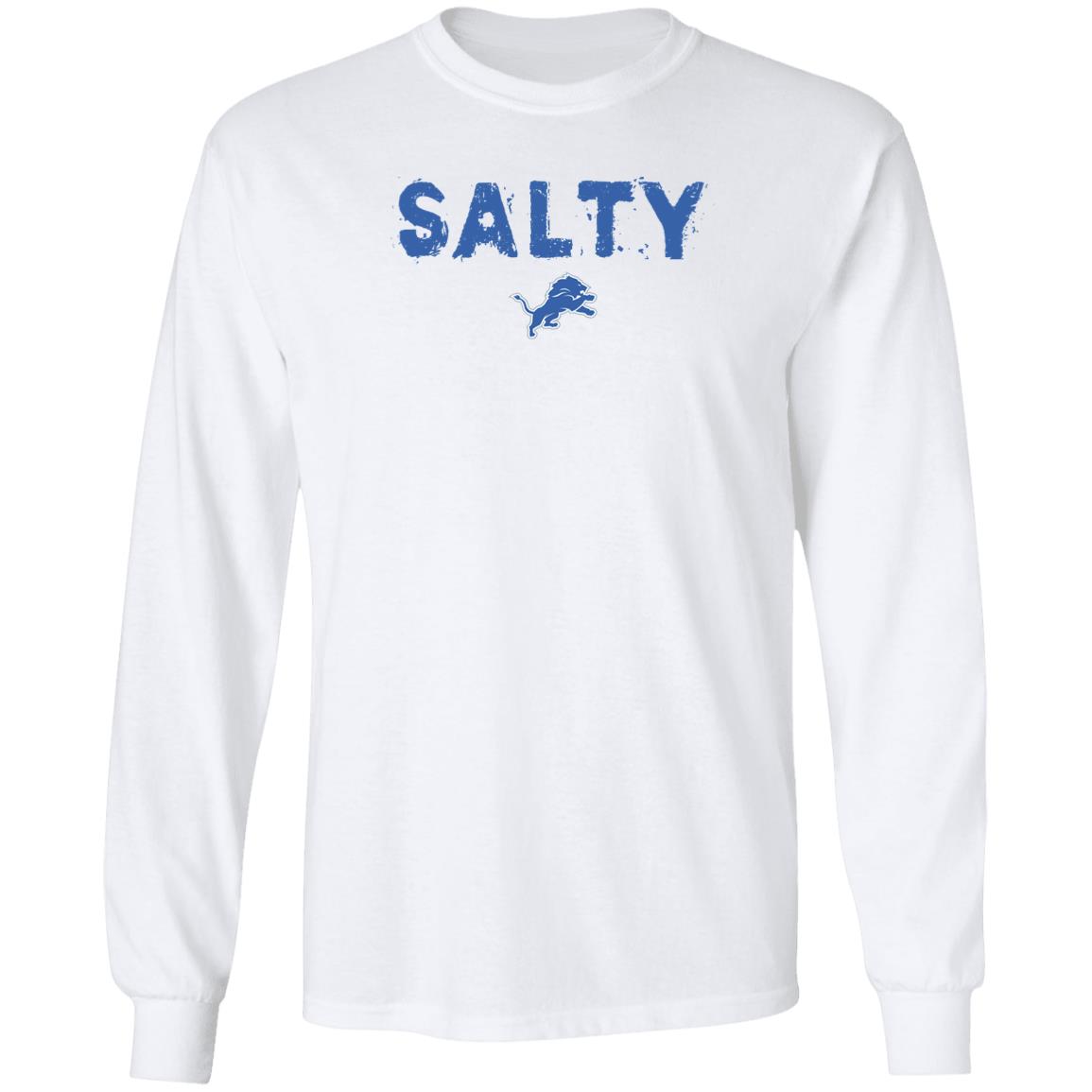 Jared Goff Wearing Salty Long Sleeve T Shirt Detroit Lions Salty Shirt Evan Fox Jared Goff Wearing Salty Long Sleeve T Shirt Detroit Lions Salty Shirt Evan Fox