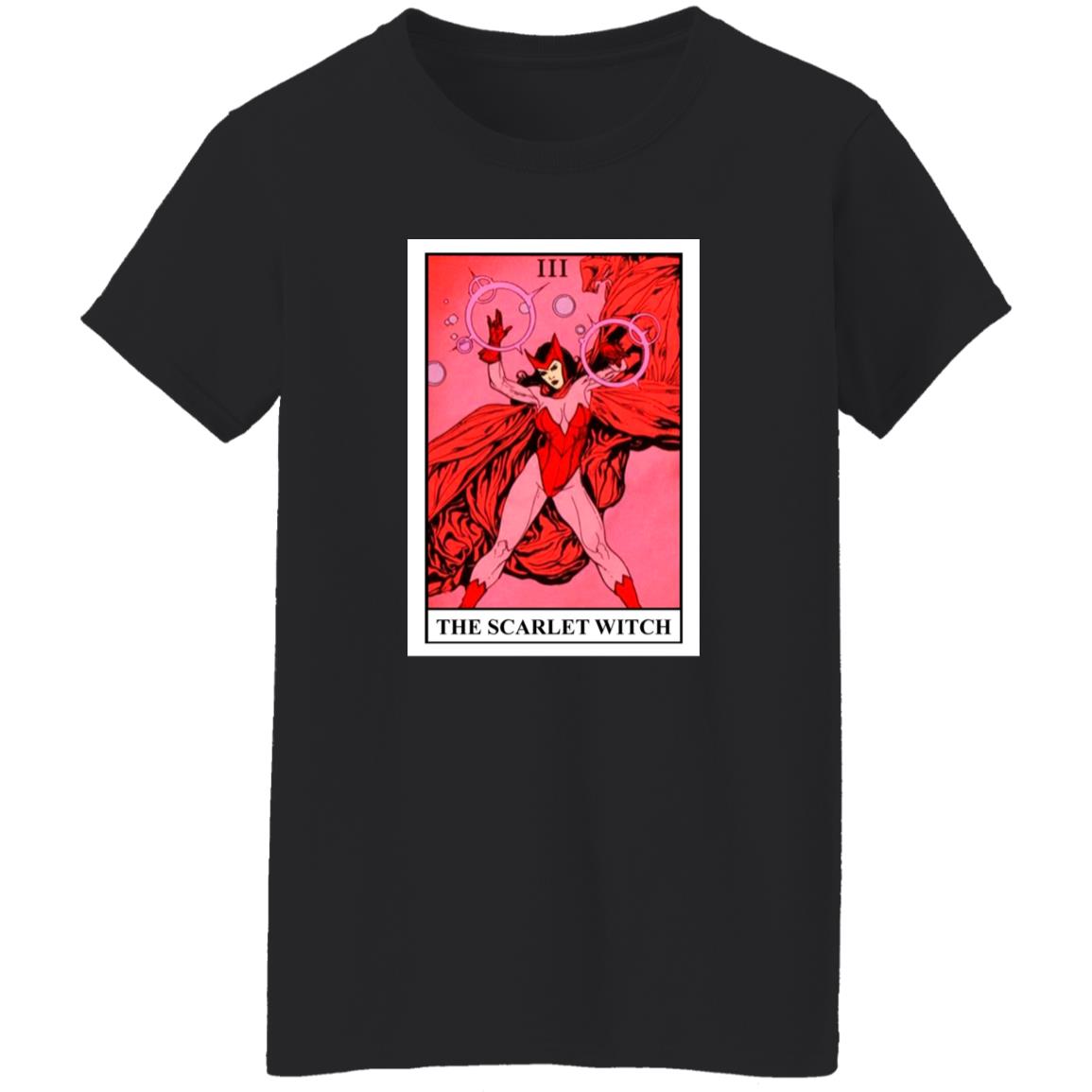 Boxlunch Exclusive Marvel Scarlet Witch Tarot Card Shirt Joceluce Hzmerch